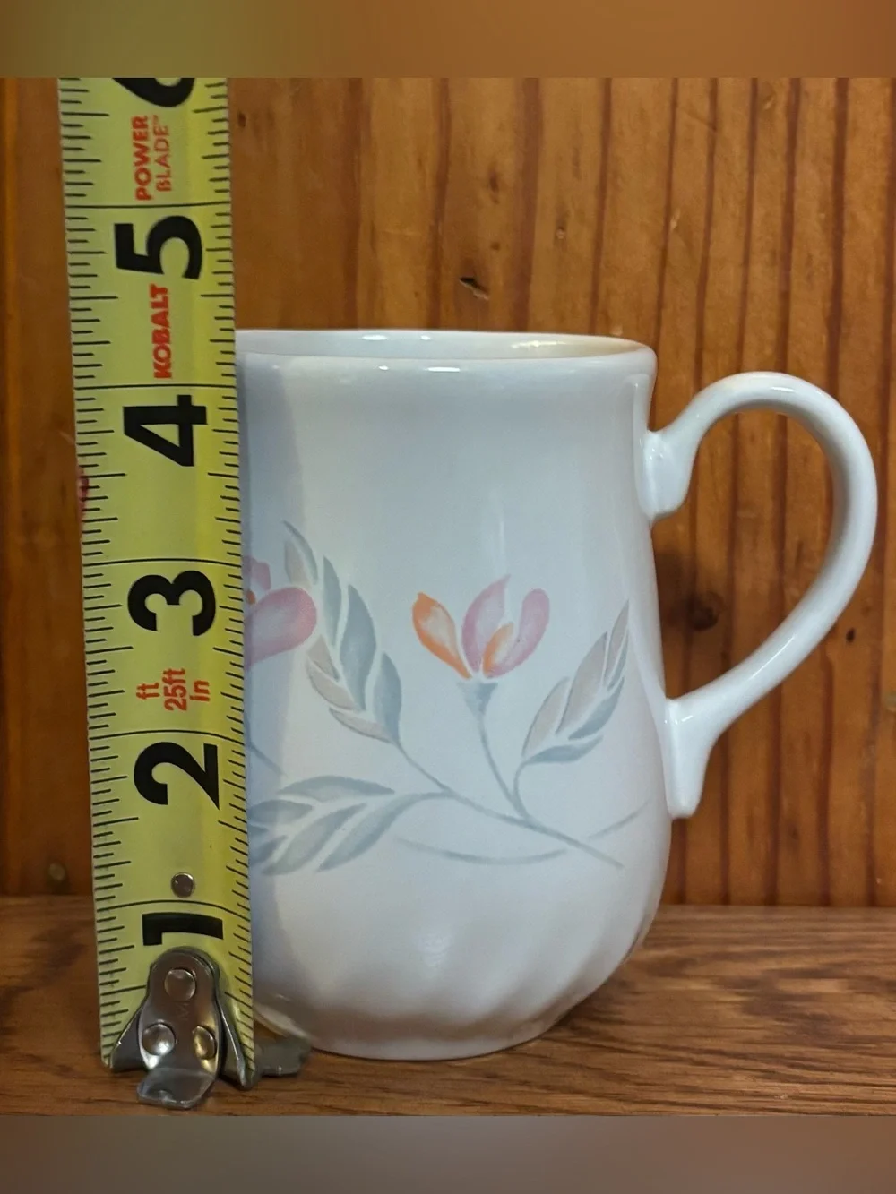 VTG Corelle Coordinates Pink Trio Stoneware Creamer Pitcher Swirl